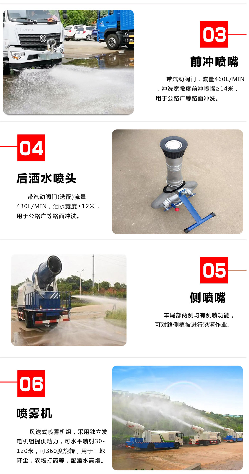 中潔牌XZL5188TDY6型多功能抑塵車(chē)
